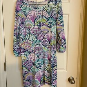 Lilly Pulitzer Pastel Shell Pattern Dress